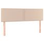 Preview: Boxspringbett Matratze Cappuccino-Braun 140x190cm Kunstleder