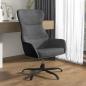 Preview: ARDEBO.de - Relaxsessel Hellgrau Stoff