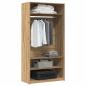 Preview: ARDEBO.de - Kleiderschrank Artisan-Eiche 100x50x200 cm Holzwerkstoff