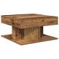 Preview: Couchtisch Altholz-Optik 55x55x30 cm Holzwerkstoff