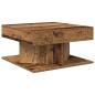 Preview: Couchtisch Altholz-Optik 55x55x30 cm Holzwerkstoff