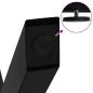 Preview: Couchtischbeine X-Form 2 Stk. Schwarz 60x(42-43) cm Stahl