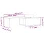 Preview: Couchtisch Altholz-Optik 150x50x35 cm Holzwerkstoff