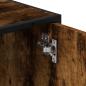 Preview: Waschbeckenunterschrank Räuchereiche 90x33x60 cm Holzwerkstoff