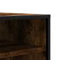 Preview: Schuhbank Räuchereiche 84x40x53,5 cm Holzwerkstoff und Metall