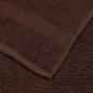 Preview: Seiftücher 10 Stk. Braun 30x30 cm 360 g/m² 100% Baumwolle