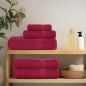 Preview: Badetücher 10Stk. Bordeauxrot 100x150cm 360 g/m² 100% Baumwolle