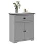 Preview: ARDEBO.de - Flurschrank BODO Grau 80x35x90 cm
