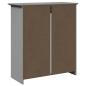 Preview: Flurschrank BODO Grau 80x35x90 cm
