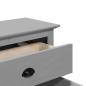 Preview: Flurschrank BODO Grau 80x35x90 cm