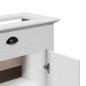 Preview: ARDEBO.de - Waschbeckenunterschrank BODO Weiß 70x35x80 cm