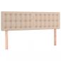 Preview: Boxspringbett Matratze Cappuccino-Braun 140x190cm Kunstleder