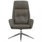 Preview: Relaxsessel Grau Echtleder