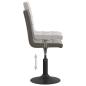 Preview: Esszimmerstühle 4 Stk. Drehbar Dunkelgrau Samt