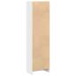 Preview: Bücherregal Hochglanz-Weiß 40x24x143 cm Holzwerkstoff