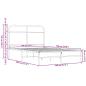 Preview: Bettgestell ohne Matratze 140x190 cm Braun Eichen-Optik
