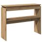 Preview: Konsolentisch Artisan-Eiche 102x30x80 cm Holzwerkstoff