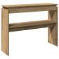 Preview: Konsolentisch Artisan-Eiche 102x30x80 cm Holzwerkstoff