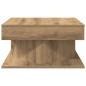 Preview: Couchtisch Artisan-Eiche 55x55x30 cm Holzwerkstoff