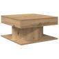 Preview: Couchtisch Artisan-Eiche 55x55x30 cm Holzwerkstoff