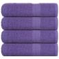 Preview: Badetücher 4 Stk. Lila 100x150 cm 360 g/m² 100% Baumwolle