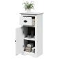 Preview: ARDEBO.de - Badschrank BODO Weiß 44x30x90 cm