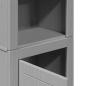 Preview: Badschrank BODO Grau 44x30x160 cm