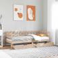 Preview: ARDEBO.de - Tagesbett mit Schubladen 80x200 cm Massivholz Kiefer