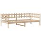 Preview: Tagesbett mit Schubladen 80x200 cm Massivholz Kiefer