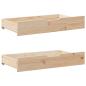 Preview: ARDEBO.de - Kinderbett mit Schubladen 80x200 cm Massivholz Kiefer