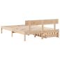 Preview: Massivholzbett ohne Matratze 140x200 cm Kiefernholz