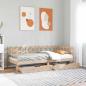 Preview: ARDEBO.de - Tagesbett mit Schubladen 90x200 cm Massivholz Kiefer