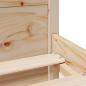 Preview: Massivholzbett ohne Matratze 120x200 cm Kiefernholz
