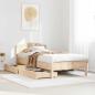 Preview: ARDEBO.de - Massivholzbett ohne Matratze 90x200 Kiefernholz