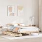 Preview: ARDEBO.de - Massivholzbett ohne Matratze 160x200 cm Kiefernholz