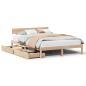 Preview: Massivholzbett ohne Matratze 160x200 cm Kiefernholz