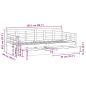 Preview: Tagesbett mit Schubladen 90x200 cm Massivholz Kiefer