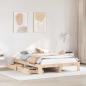 Preview: ARDEBO.de - Massivholzbett ohne Matratze 140x200 cm Kiefernholz
