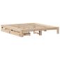 Preview: Massivholzbett ohne Matratze 180x200 Kiefernholz