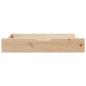 Preview: ARDEBO.de - Bettschubladen mit Rollen 2 Stk. 95x55x16 cm Massivholz Kiefer