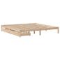 Preview: Massivholzbett ohne Matratze 200x200 cm Kiefer
