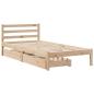 Preview: Massivholzbett ohne Matratze 90x200 Kiefernholz