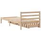 Preview: Massivholzbett ohne Matratze 90x200 Kiefernholz