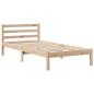 Preview: Massivholzbett ohne Matratze 90x200 Kiefernholz