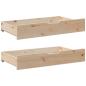 Preview: Tagesbett mit Schubladen 80x200 cm Massivholz Kiefer
