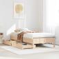 Preview: ARDEBO.de - Massivholzbett ohne Matratze 100x200 cm Kiefernholz