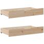 Preview: Massivholzbett ohne Matratze 100x200 cm Kiefernholz