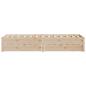 Preview: Massivholzbett ohne Matratze 100x200 cm Kiefernholz