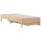 Preview: Massivholzbett ohne Matratze 100x200 cm Kiefernholz