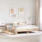 Preview: ARDEBO.de - Massivholzbett ohne Matratze 200x200 cm Kiefer